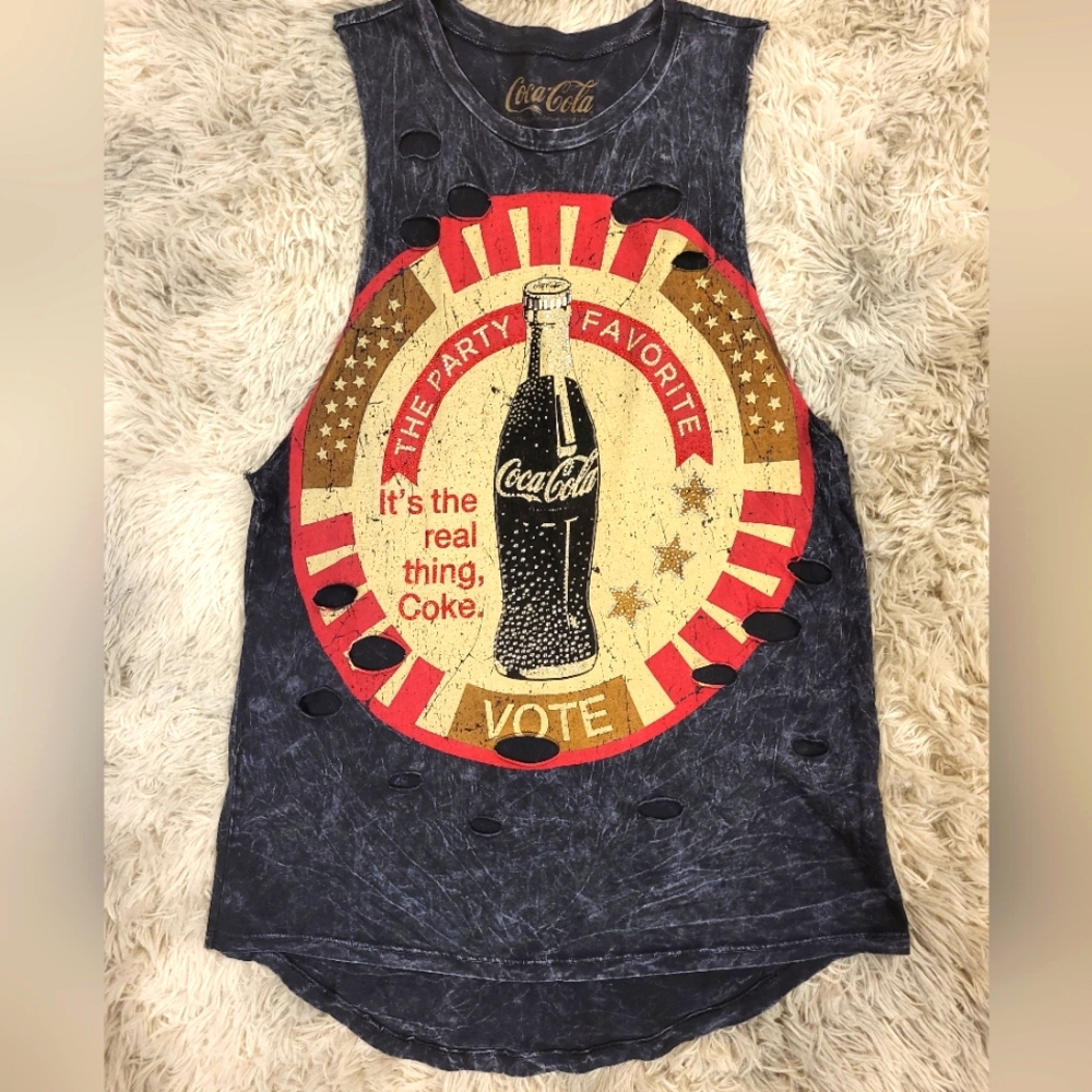 Coca Cola The Classic Vintage Distressed Shirt